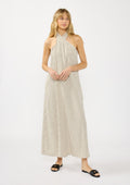 Coastal Retreat Striped Maxi Dress