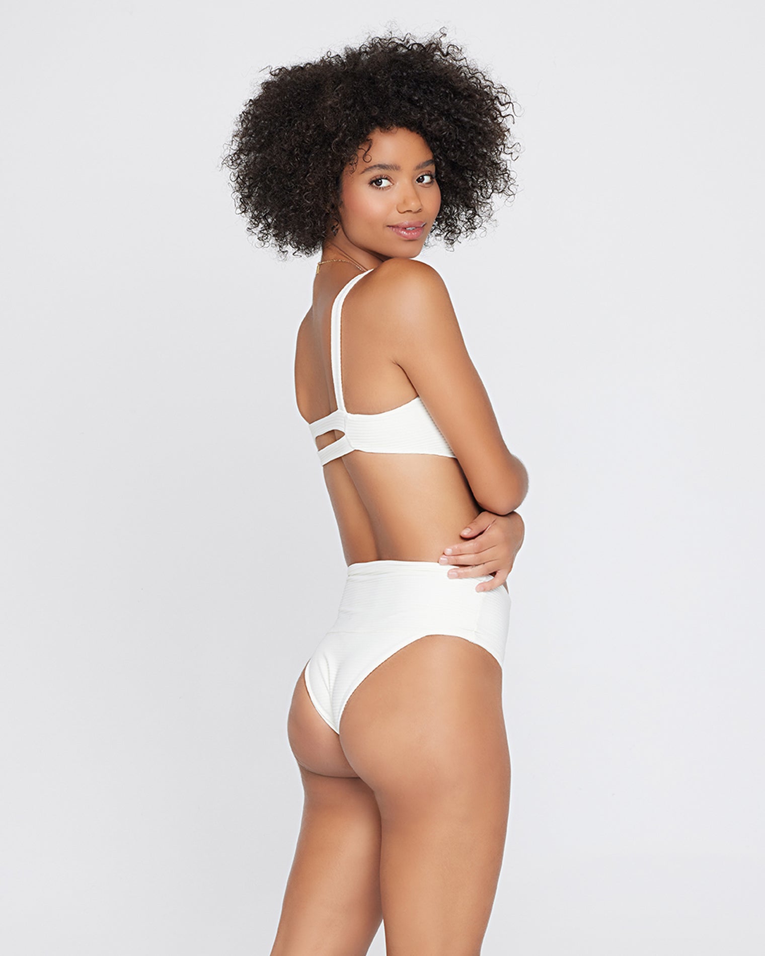 Jess Bikini Top - Cream