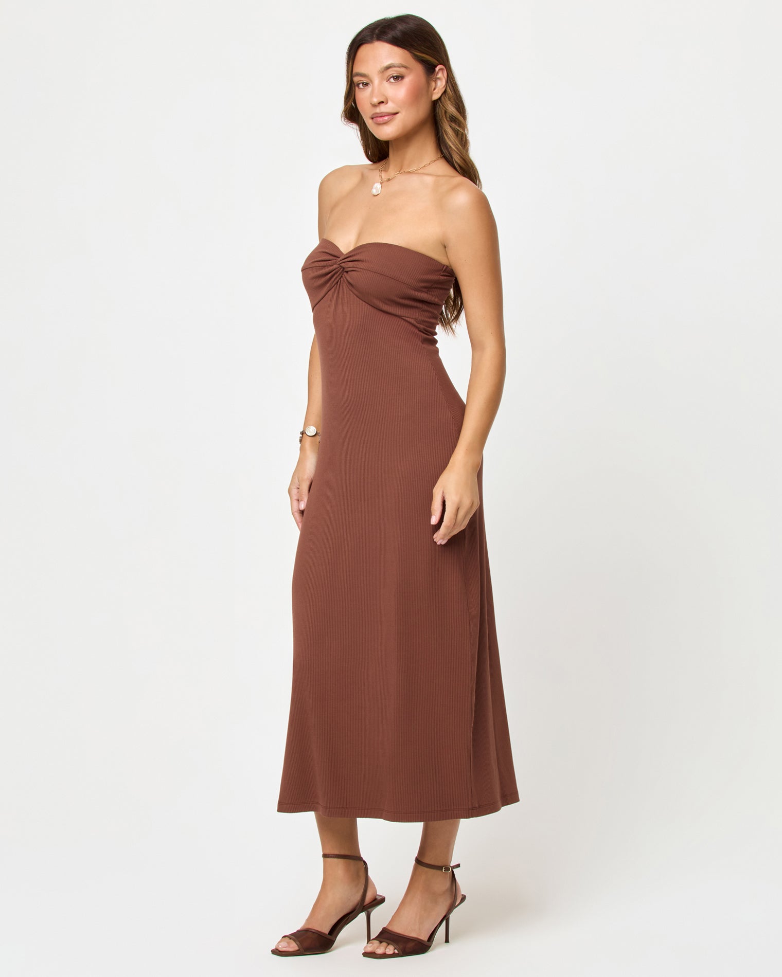 Lisette Dress - Cafe