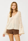 Ellie Bell Sleeve Blouse