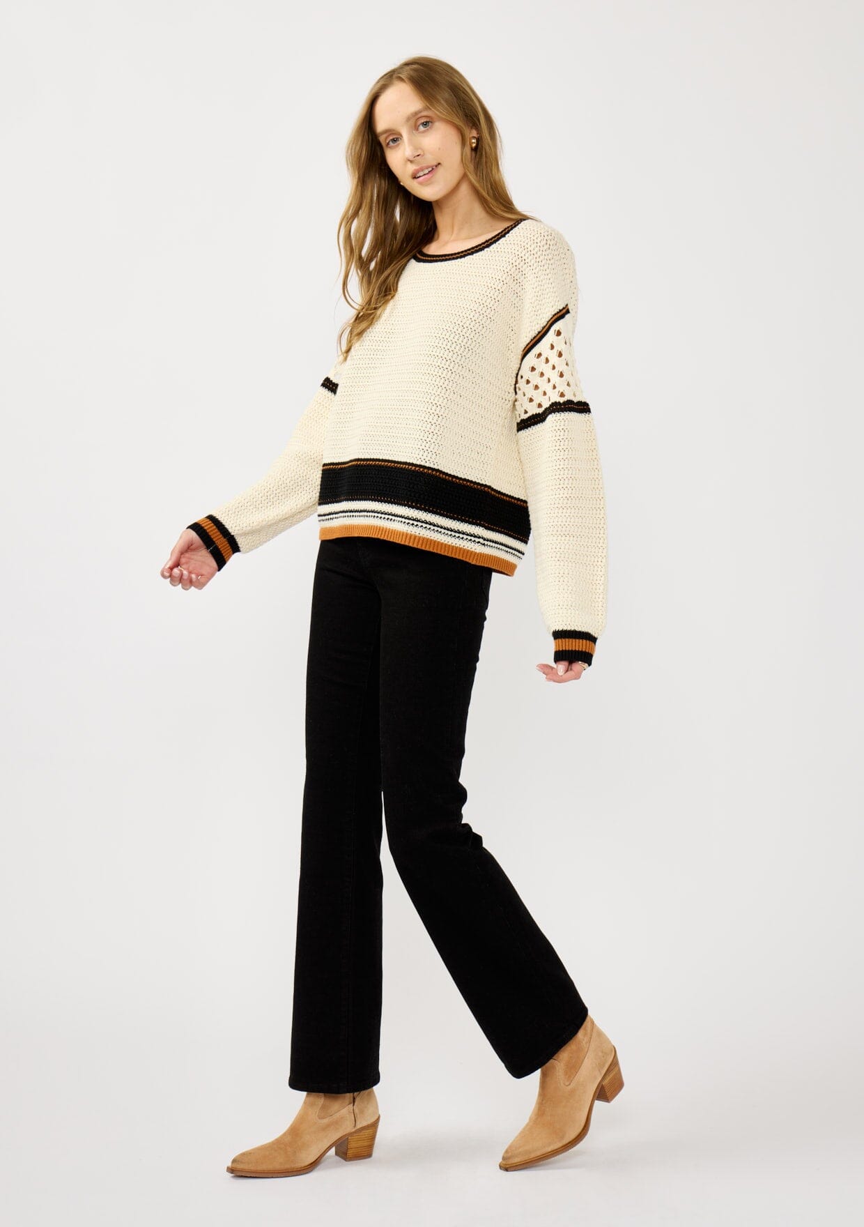 Nadine Pointelle Sweater