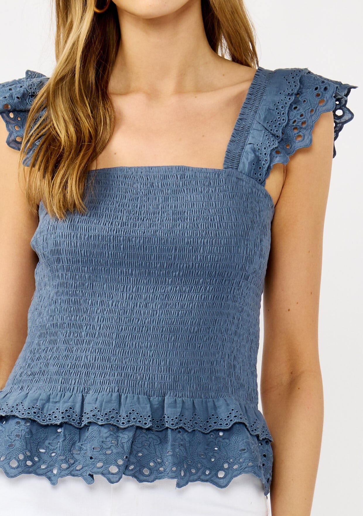 Mariana Smocked Top