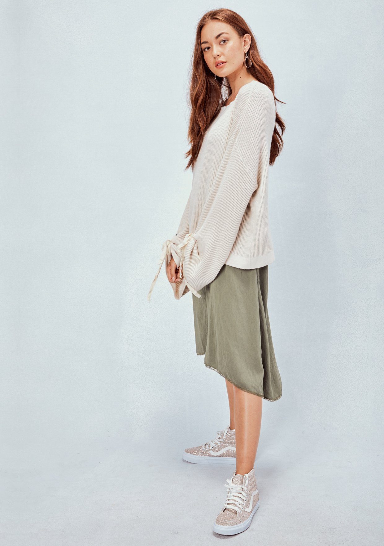 Jillian Tie Sleeve Pullover