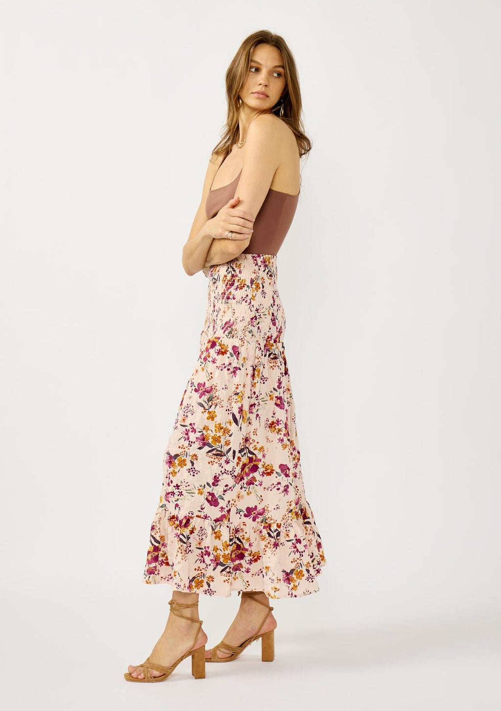 Dusty Blooms Convertible Skirt