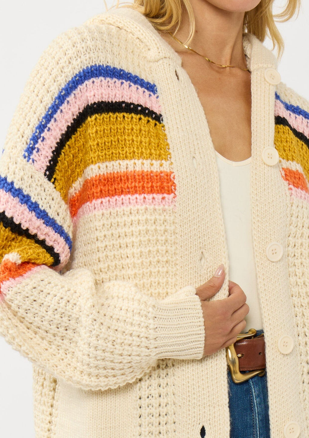 Highland Striped Cardigan