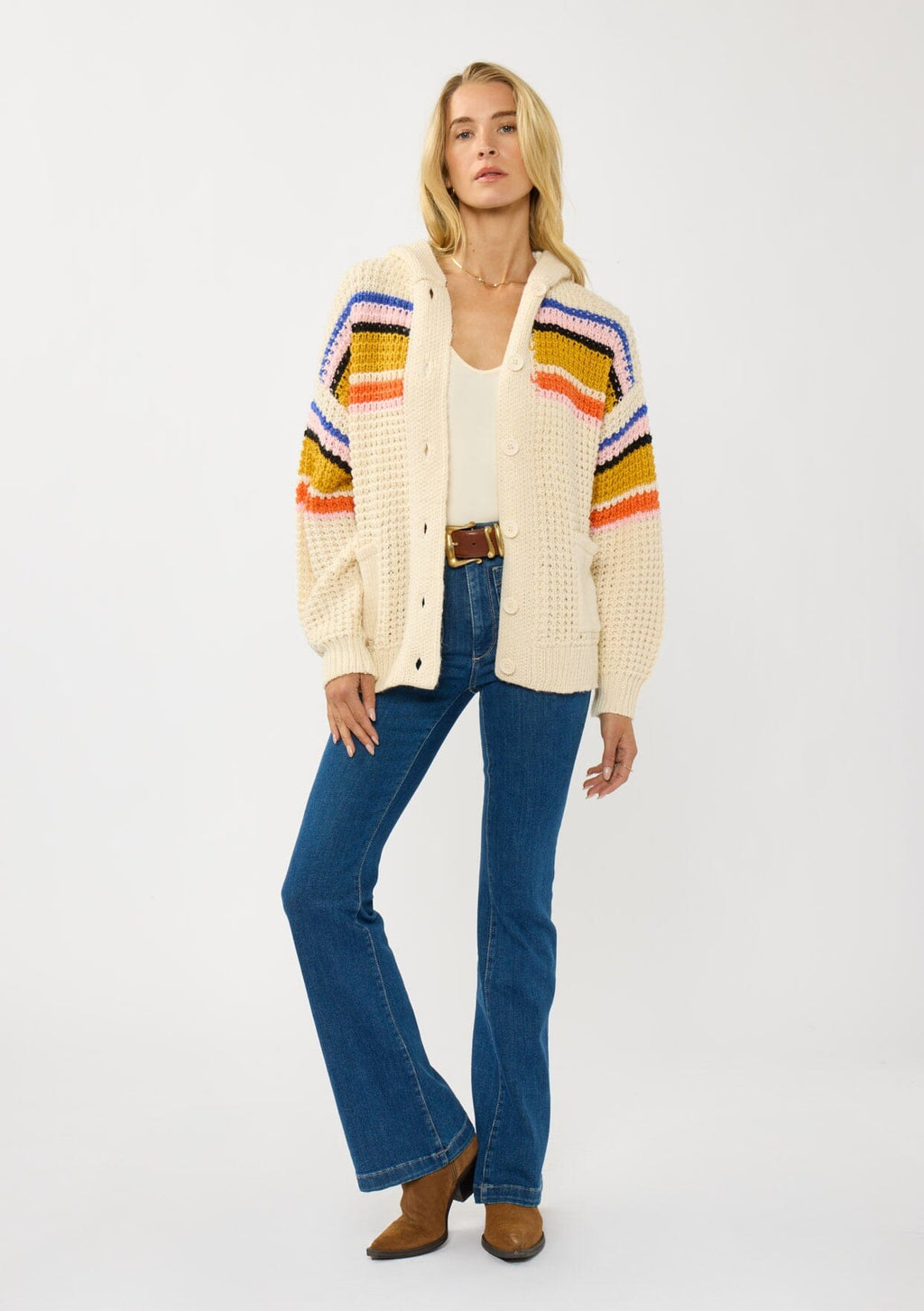 Highland Striped Cardigan