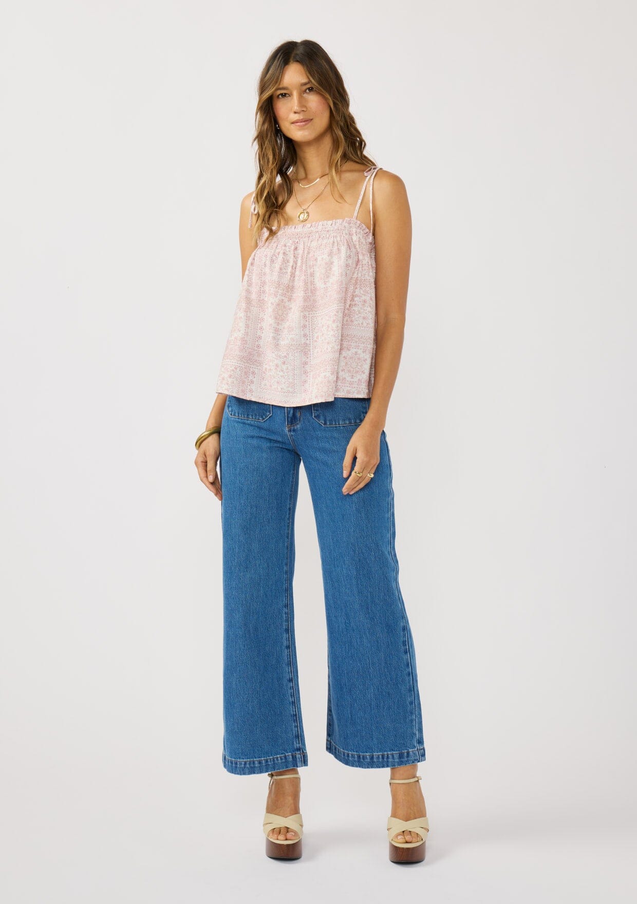 Tula Tie Shoulder Top