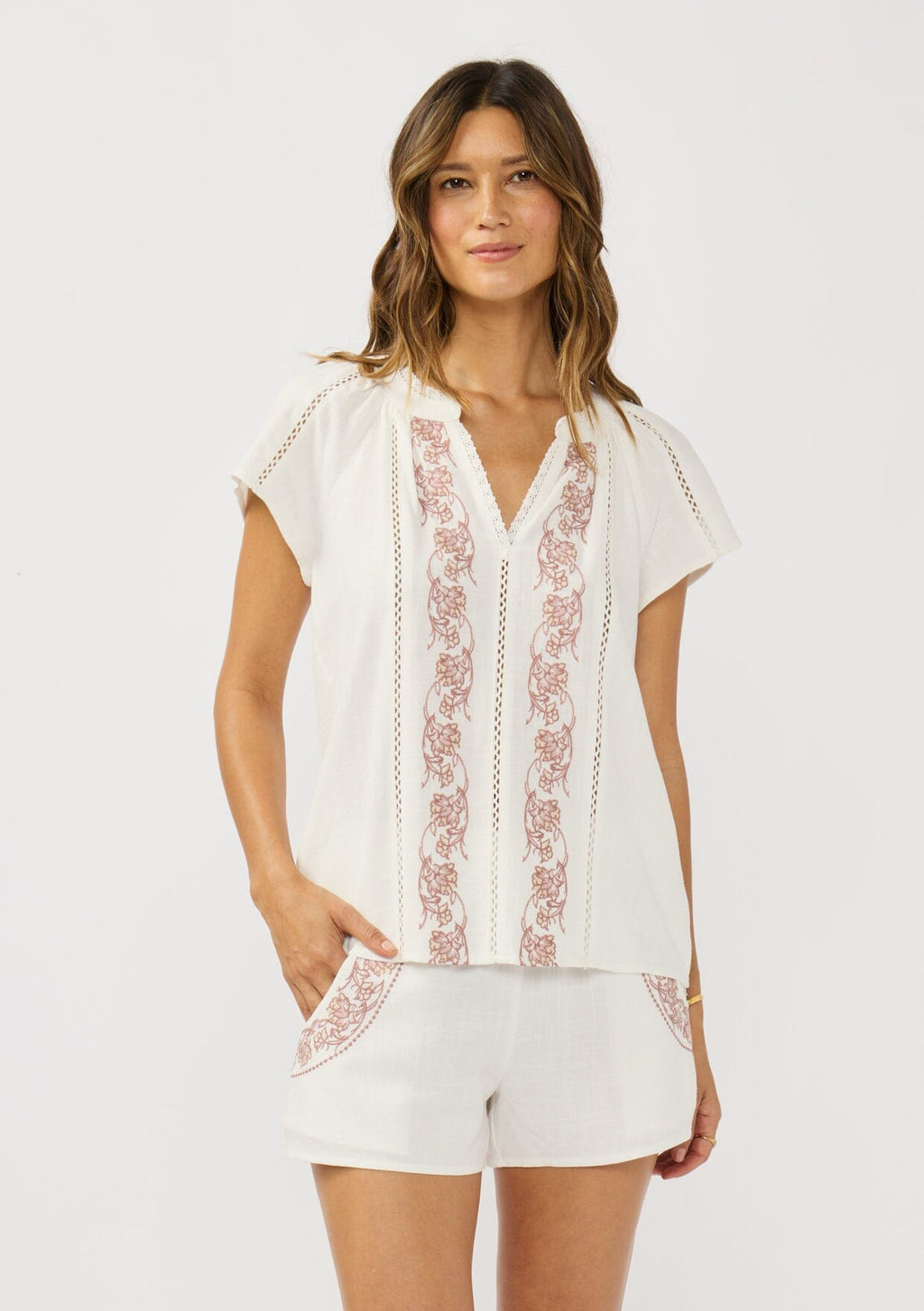 Rio Embroidered Top