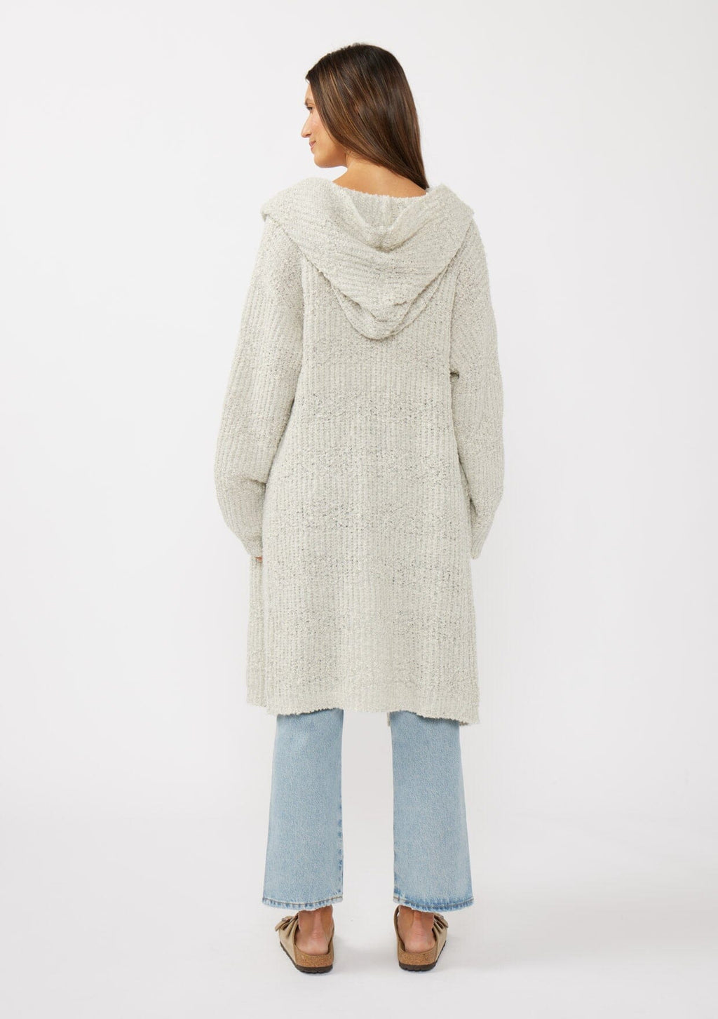 Lina Space Dye Hooded Cardigan