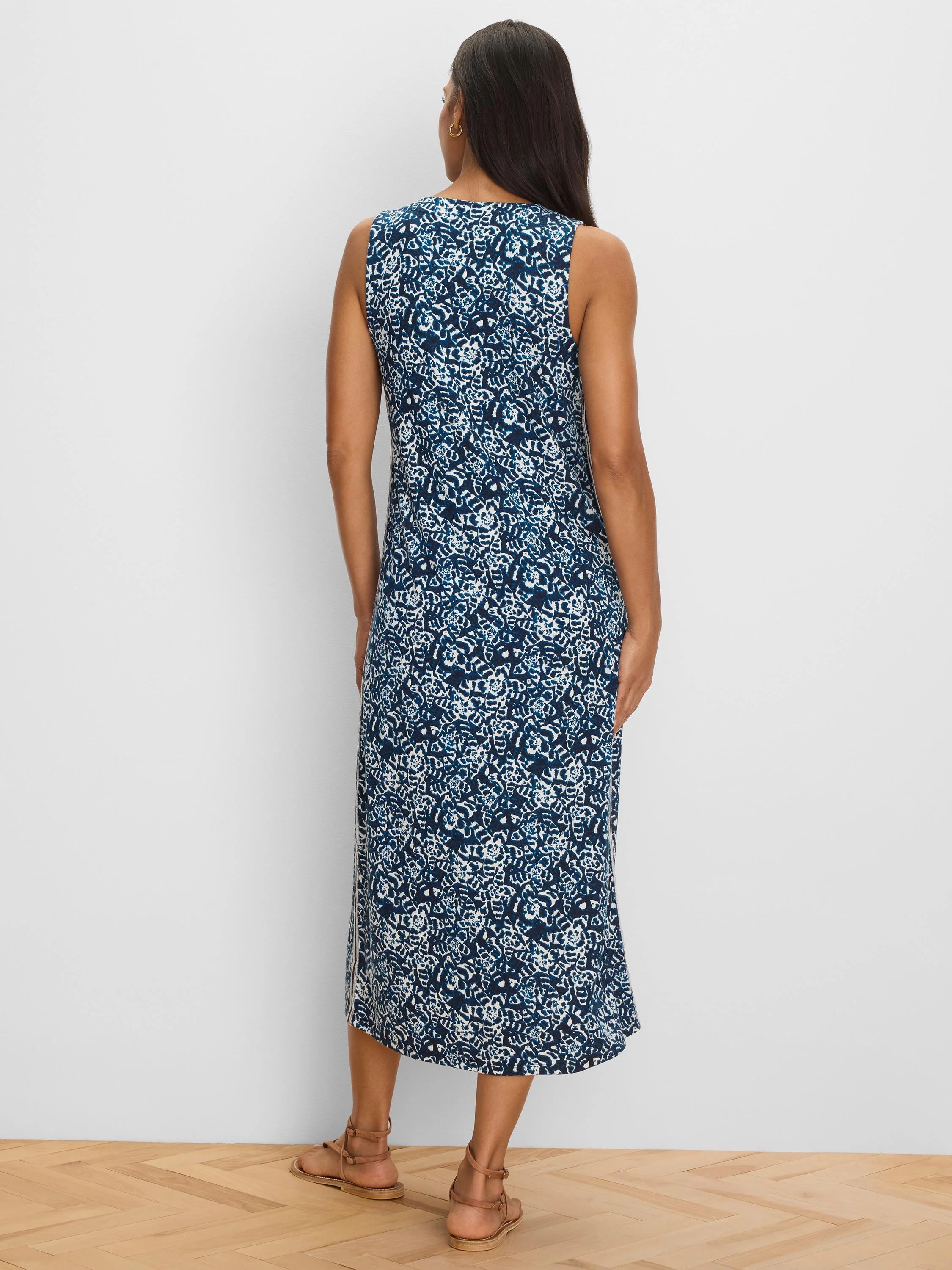 Shibori Lilies Cora Dress