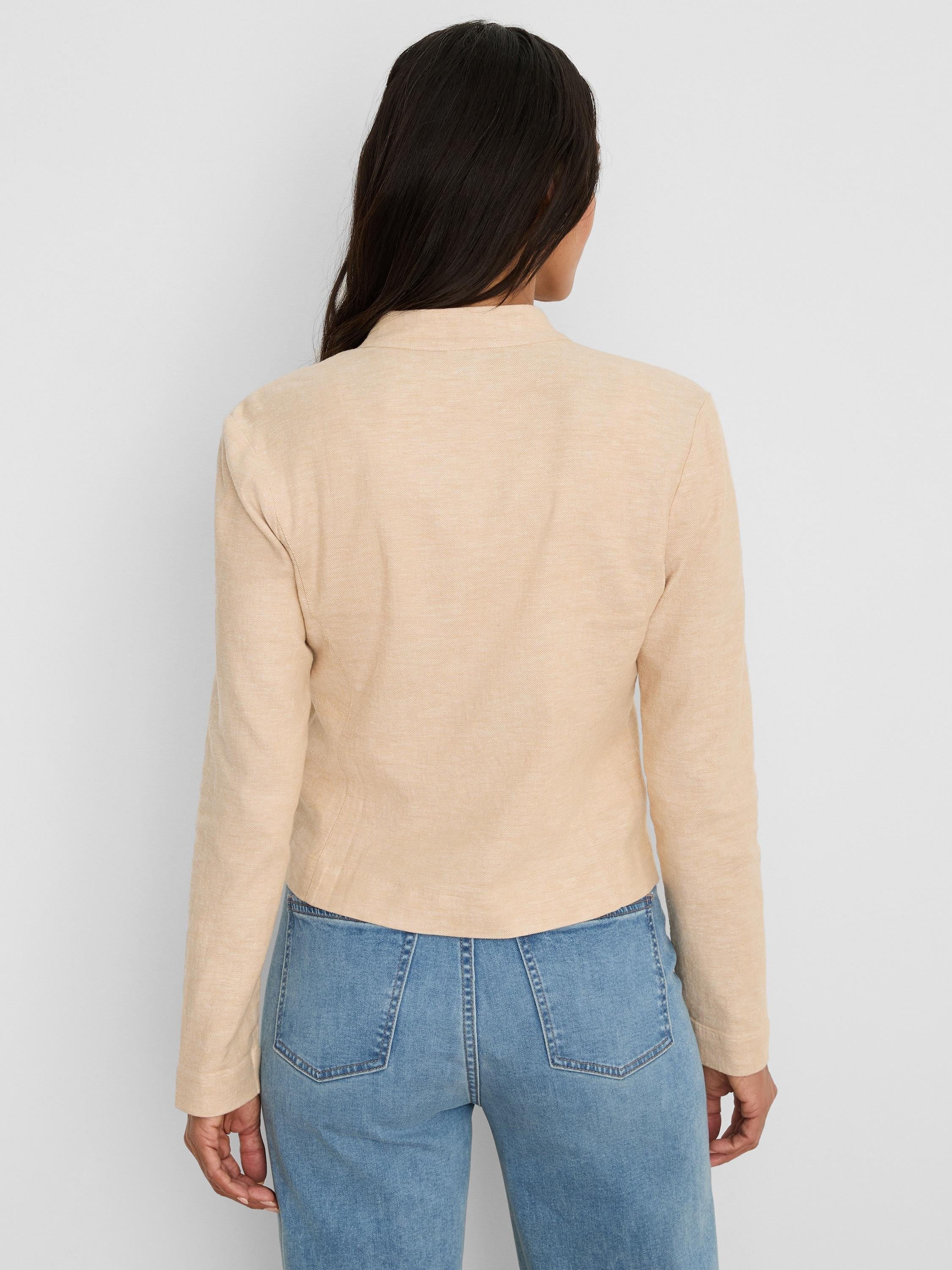 Seams To Be Stretch Linen Jacket