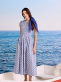 Embroidered Tile Amelia Dress