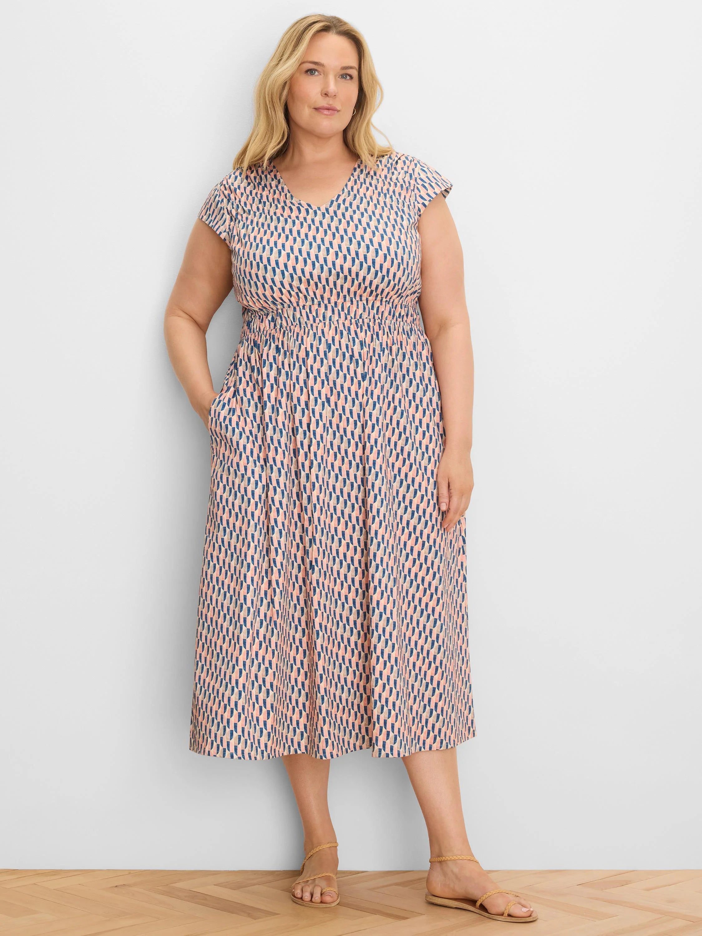 Sideways Dierdre Cap Sleeve Dress