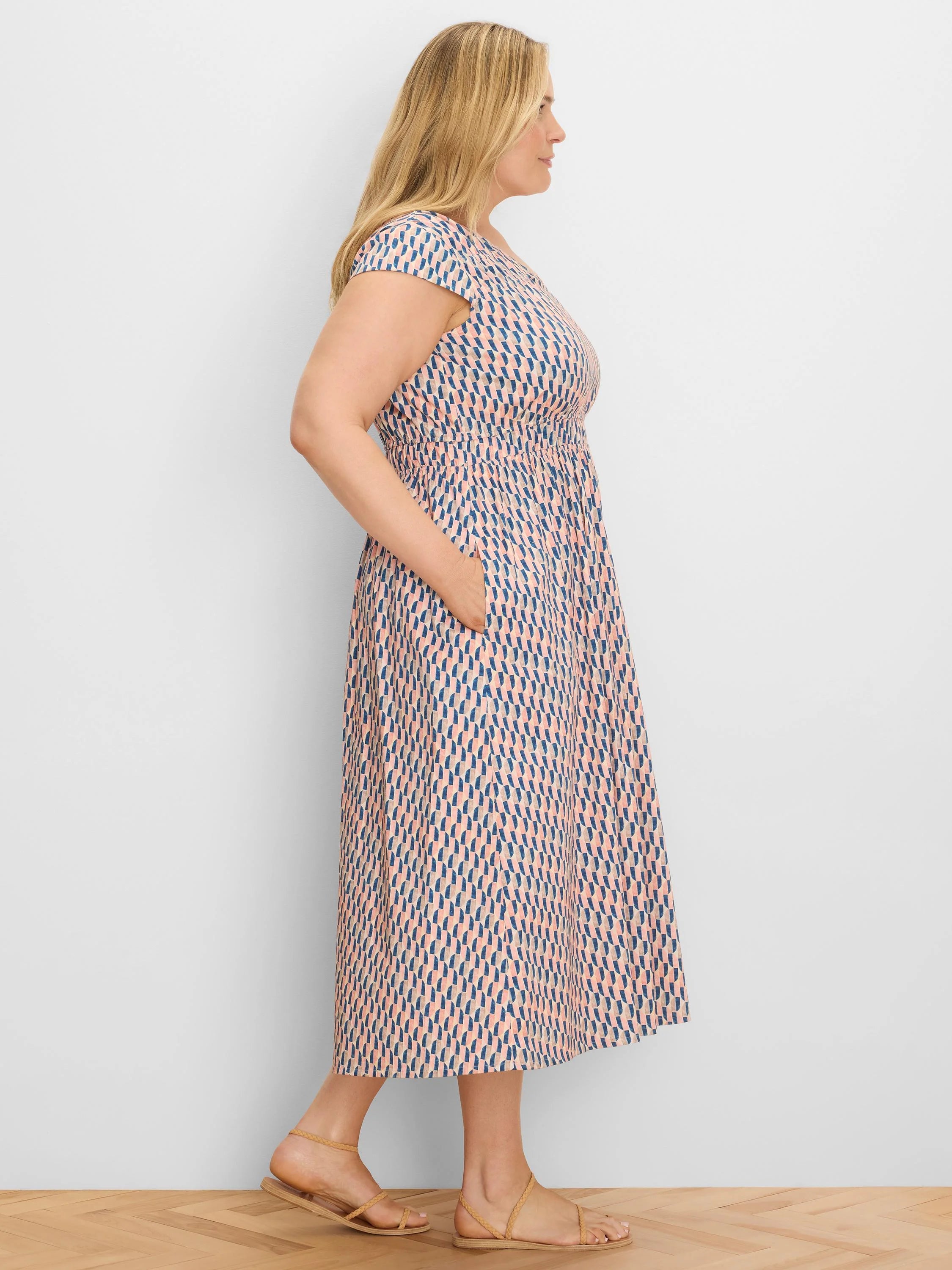 Sideways Dierdre Cap Sleeve Dress