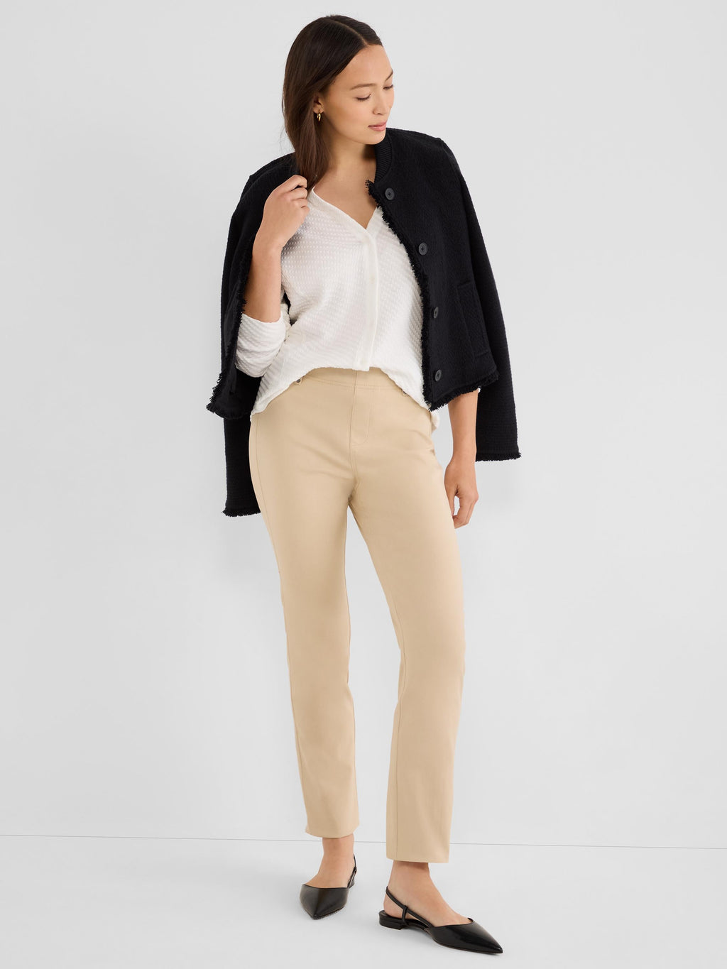 Textured Stitch Knit Shirt