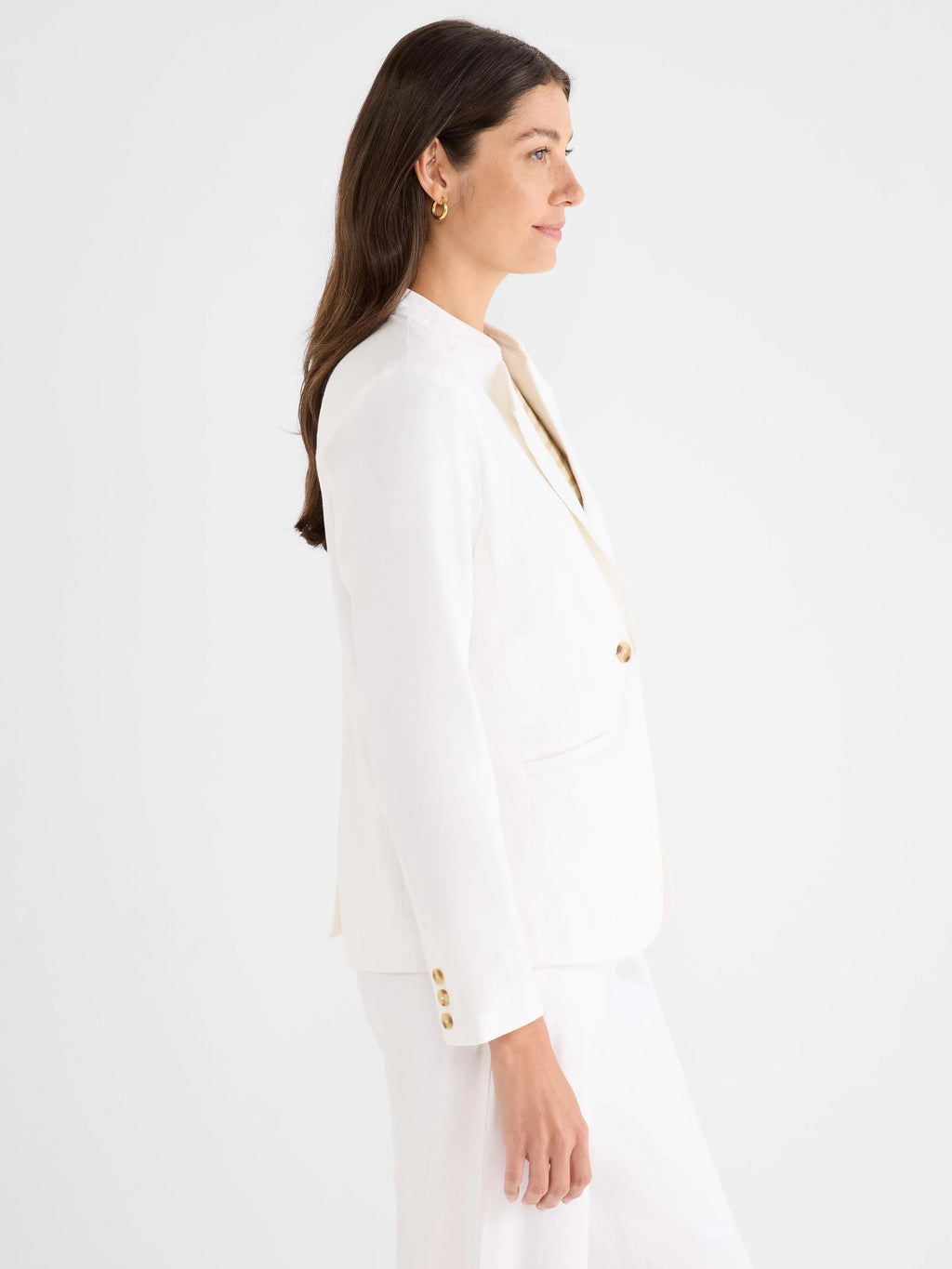 Stretch Linen Eva Blazer