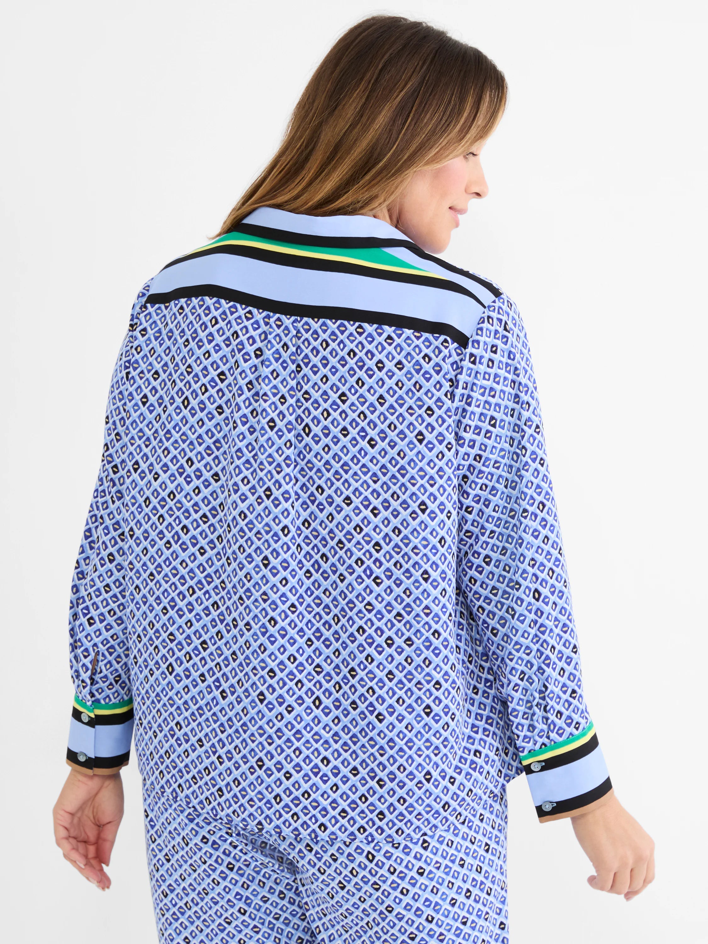 Mosaic Trimmed Shirt
