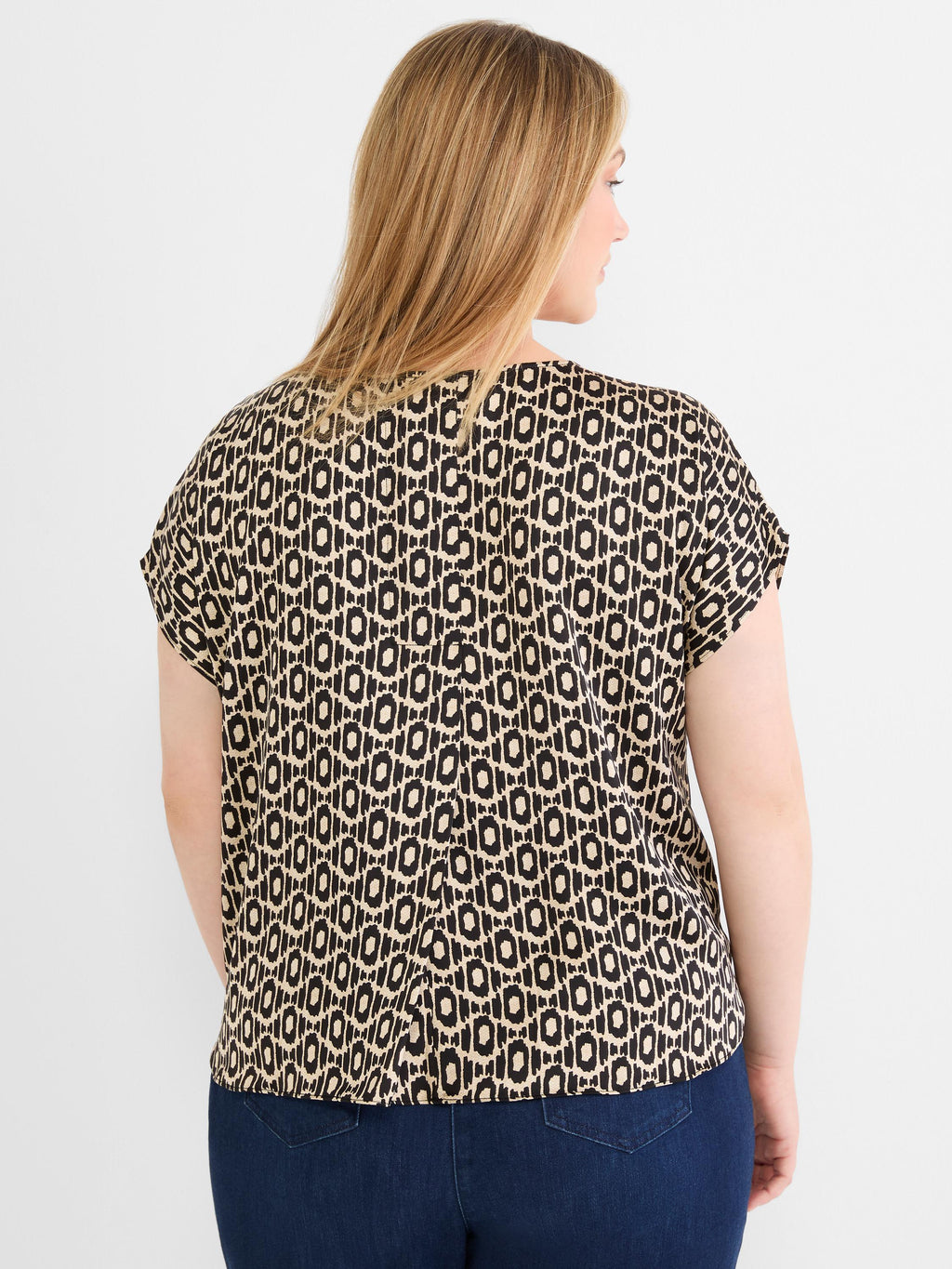 Lacy Diamonds Day Gloss Woven Tee