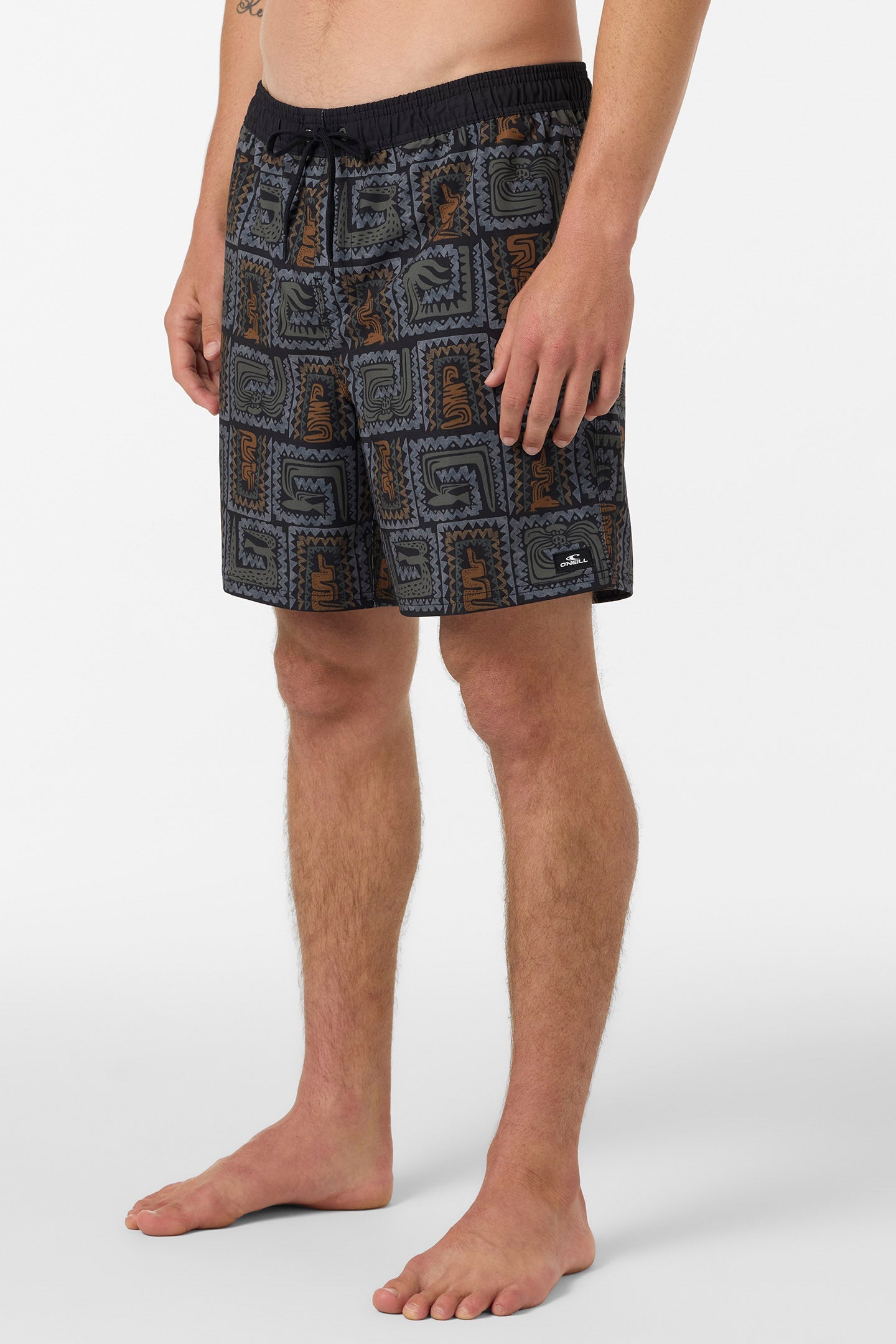 Hermosa Elastic Waist Lined 17" Swim Trunks