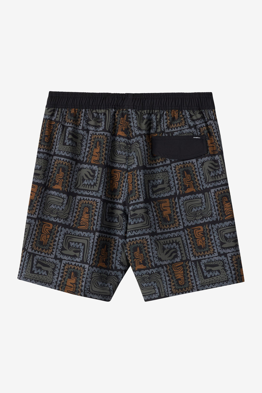 Hermosa Elastic Waist Lined 17" Swim Trunks