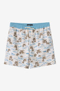 Hermosa Elastic Waist Lined 17" Swim Trunks