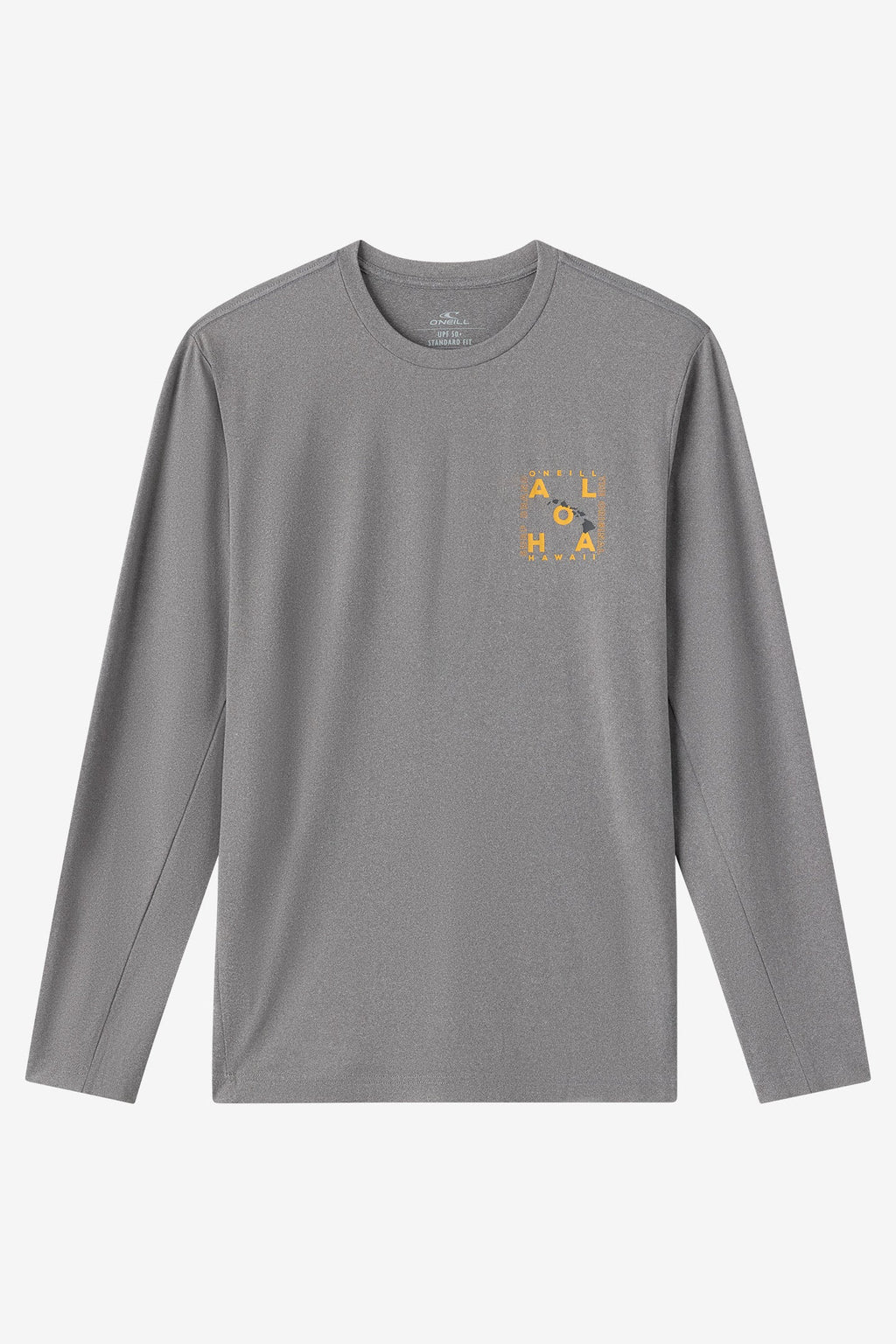 Hawaii Layout UPF Long Sleeve Standard Fit Tee