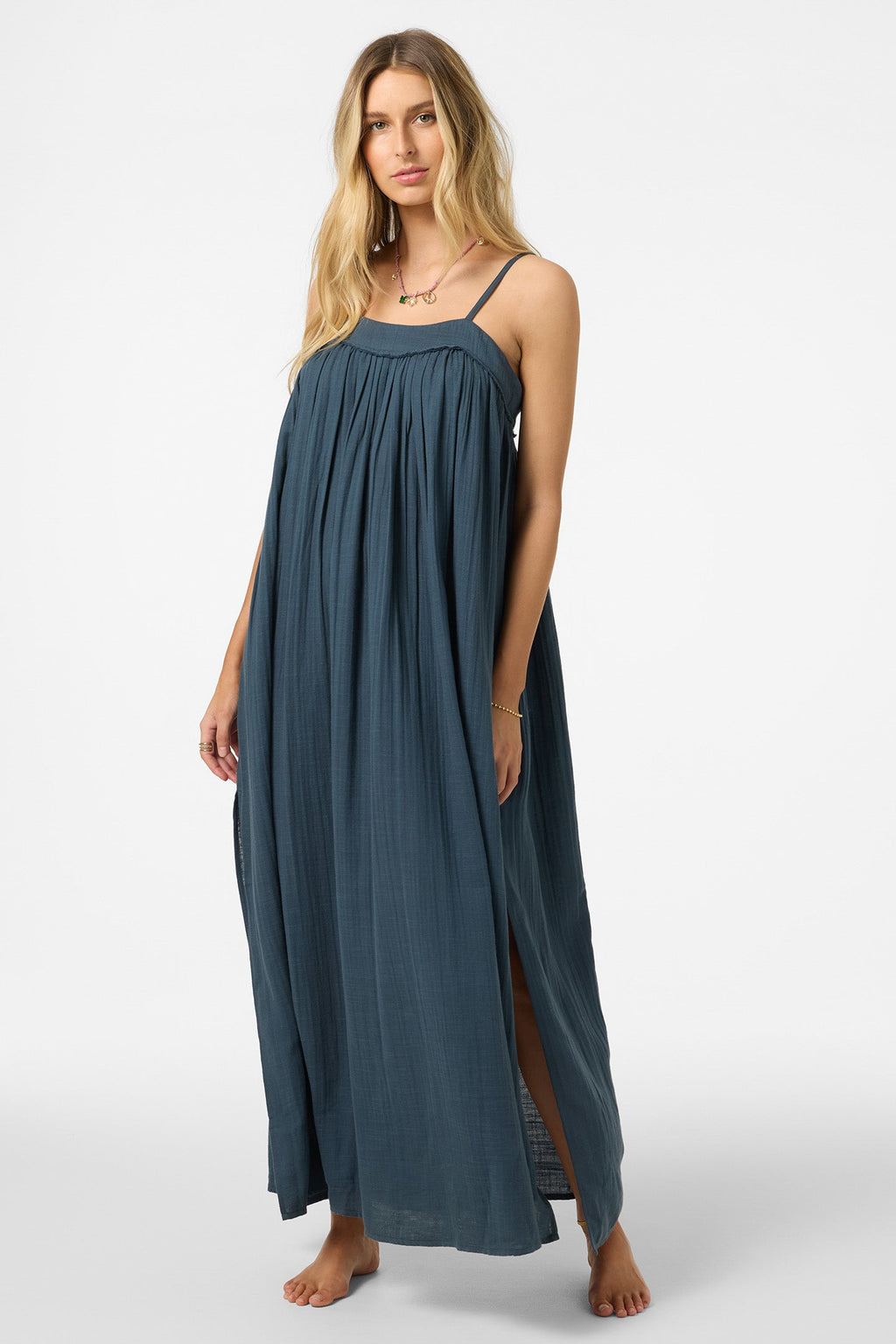 Saltwater Solids Sai Maxi Cover-Up Dress