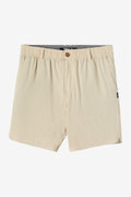 Reserve Light Check Scallop Elastic Waist 18" Hybrid Shorts