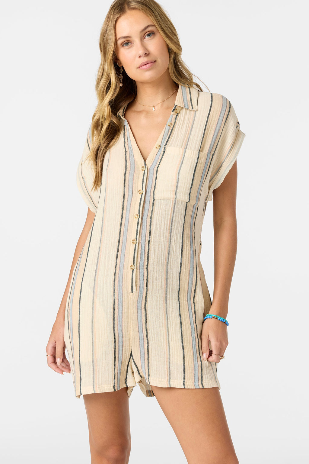 Kamilla Stripe Romper