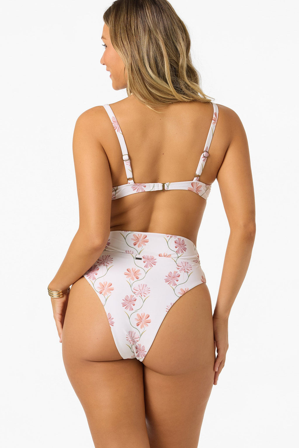 Ivy Floral Seashell Bra Top