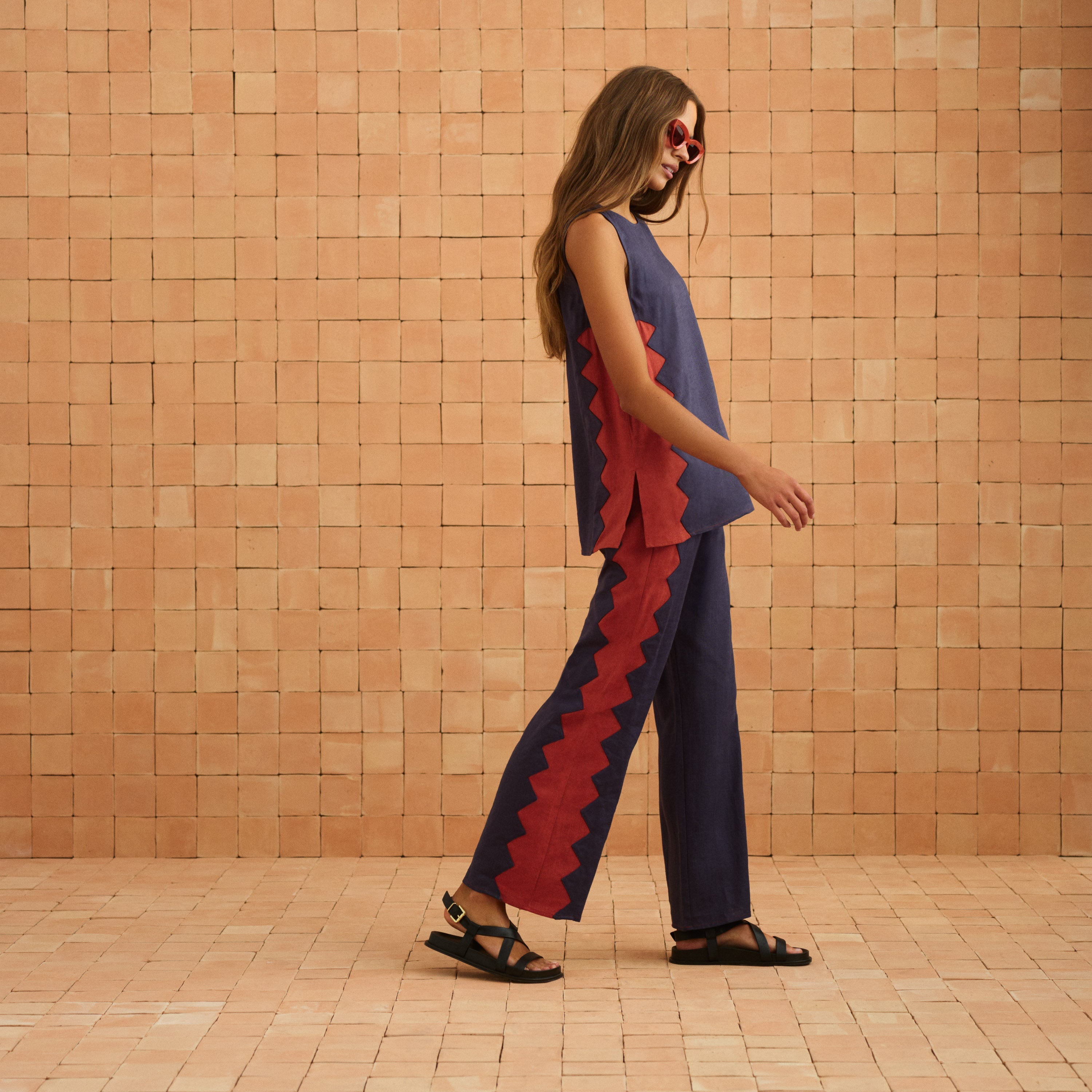 Mia Pants In Foxglove