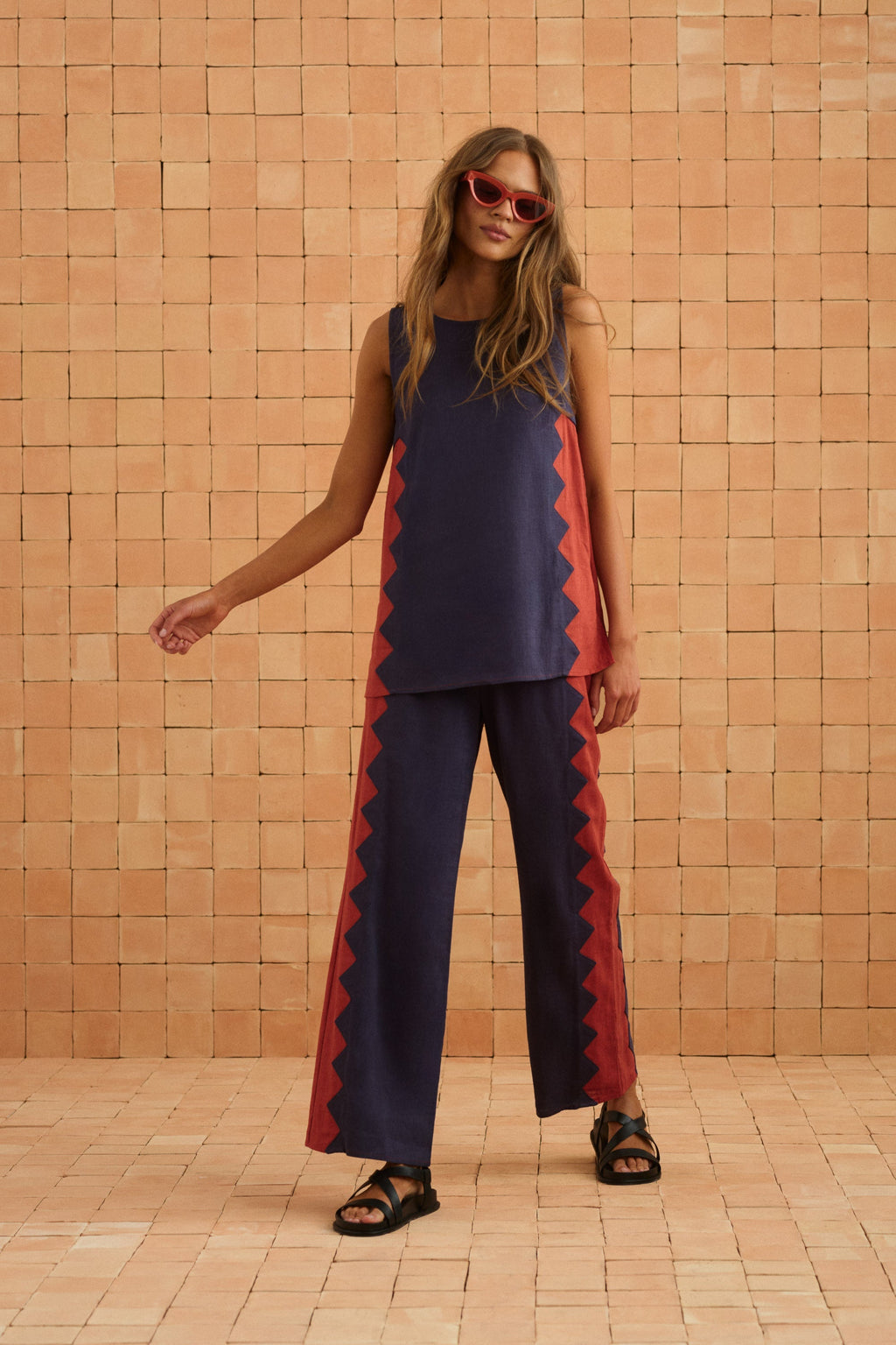 Mia Pants In Foxglove