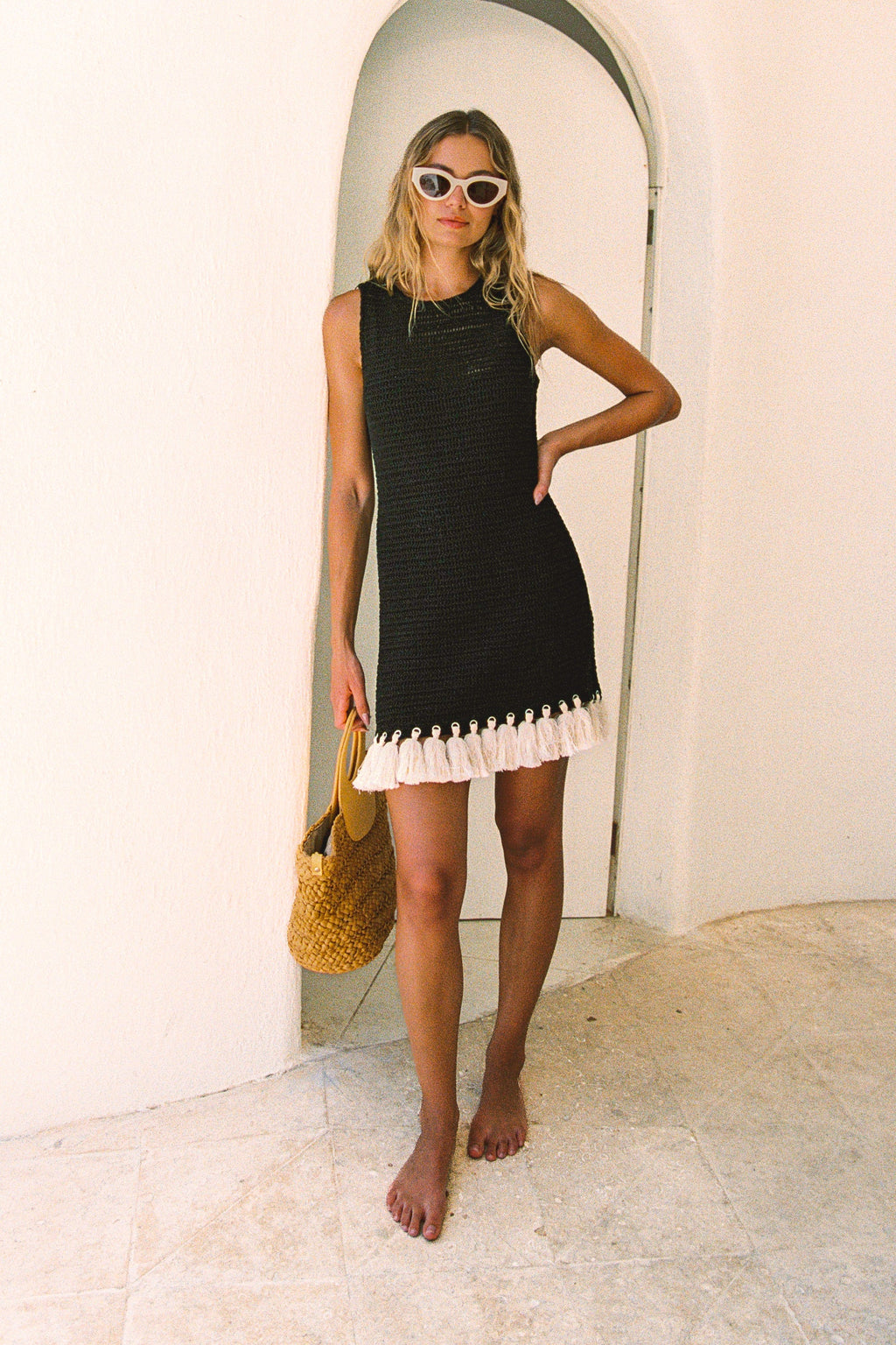 Vinnie Mini Dress In Black