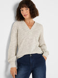 Downtown Sparkle Nep Knit Top