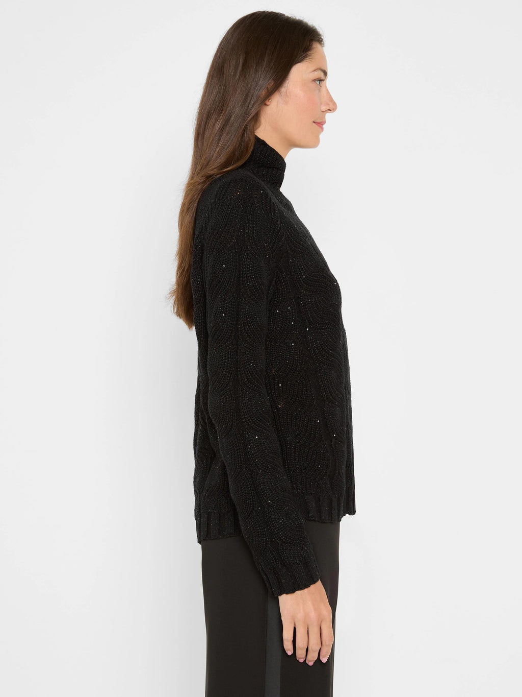 Cable Sparkle Sweater