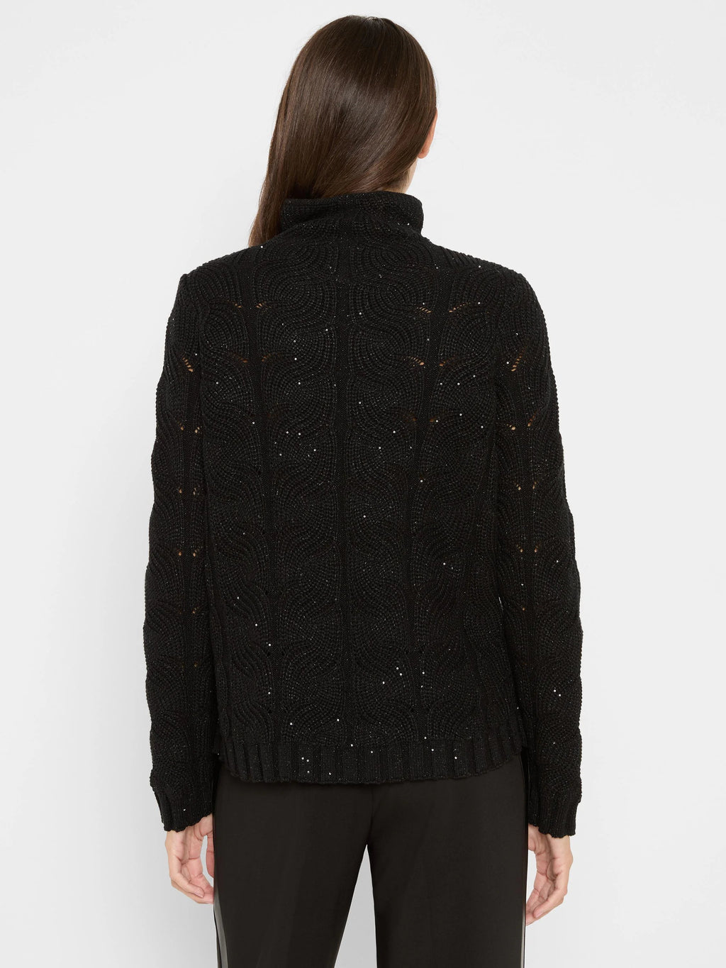 Cable Sparkle Sweater