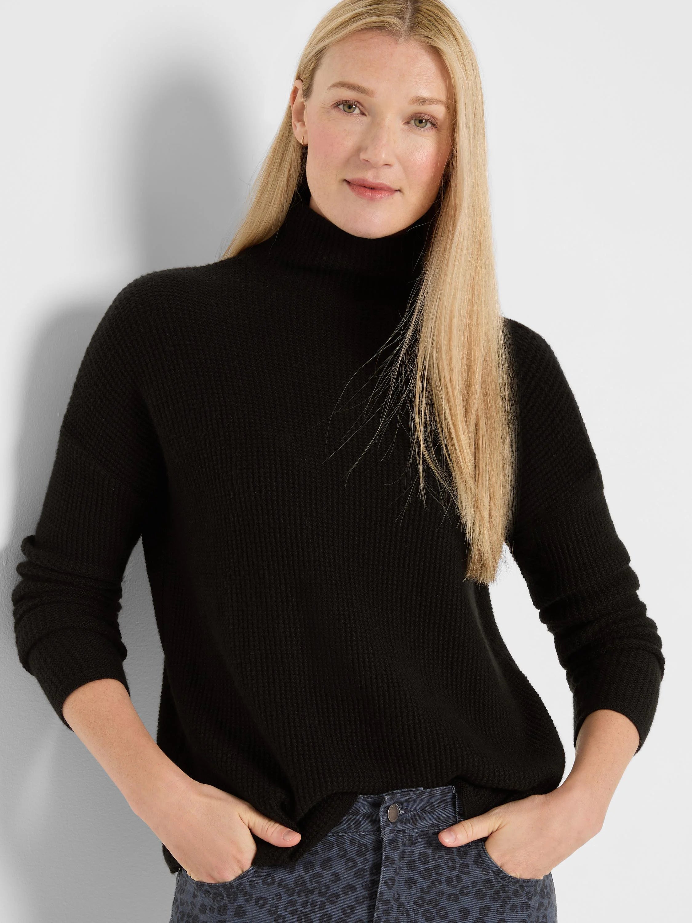 Waffle Tuck Sweater