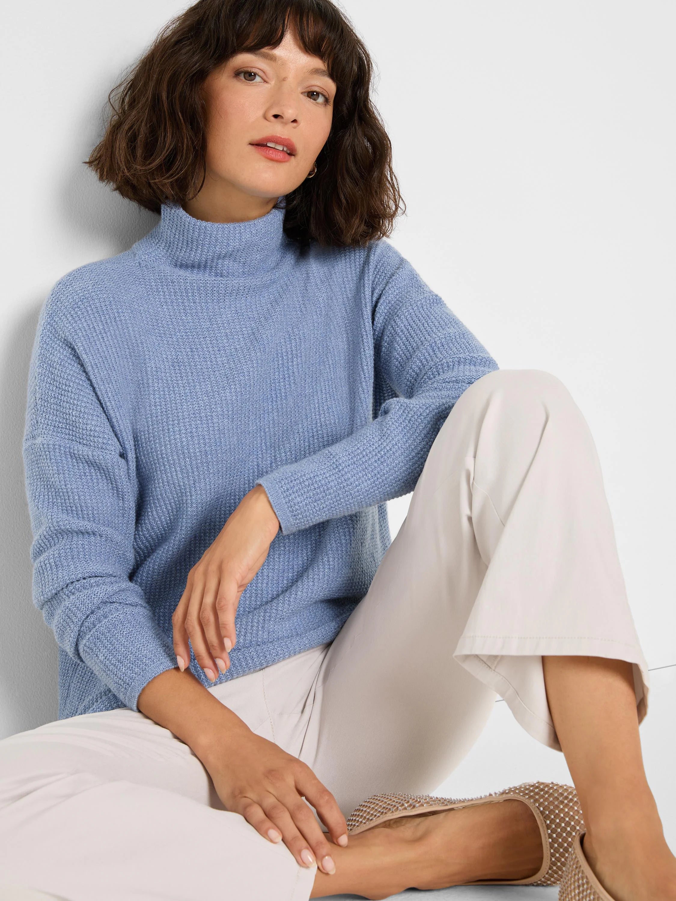 Waffle Tuck Sweater