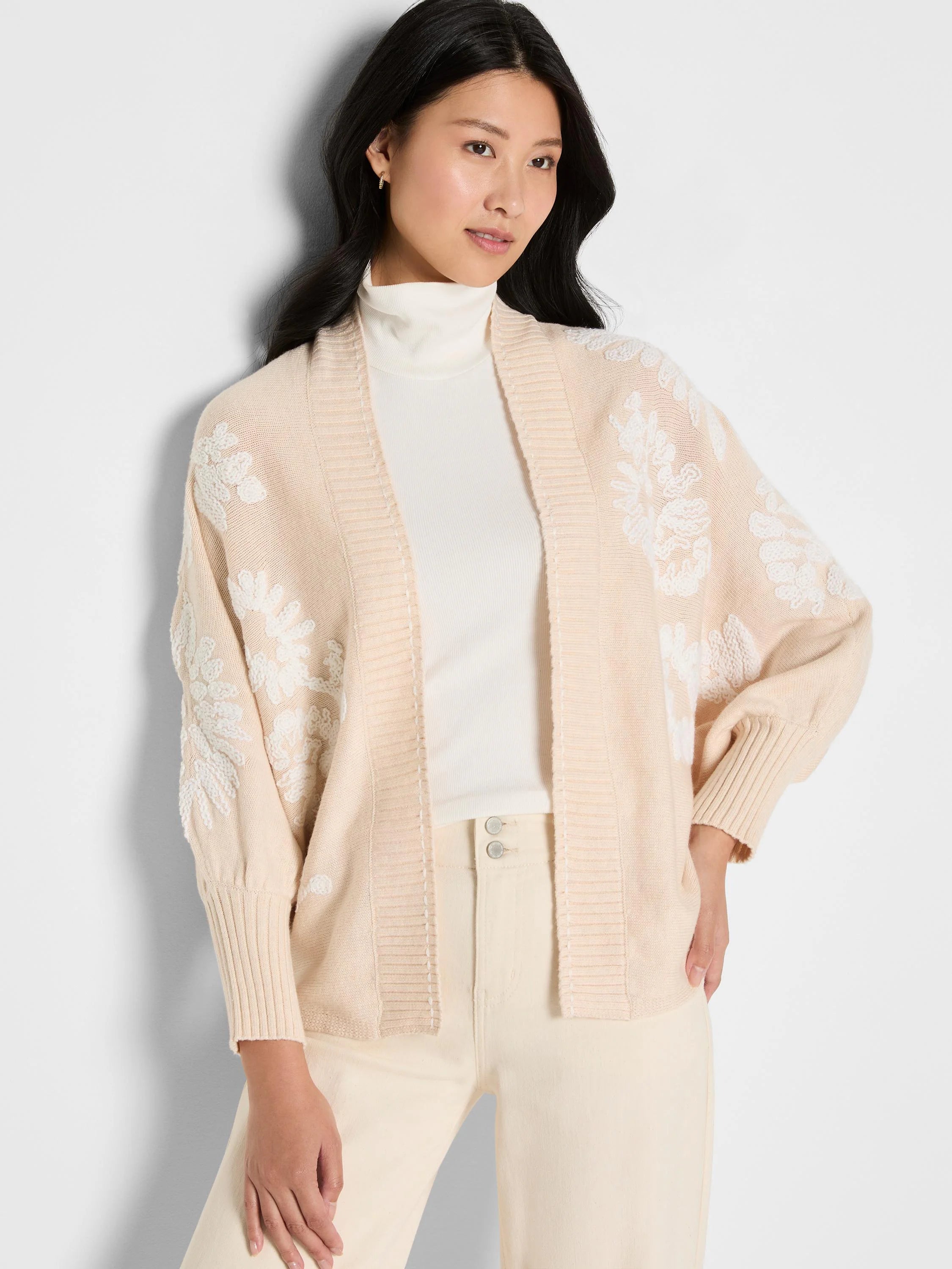 Embroidered Cardigan