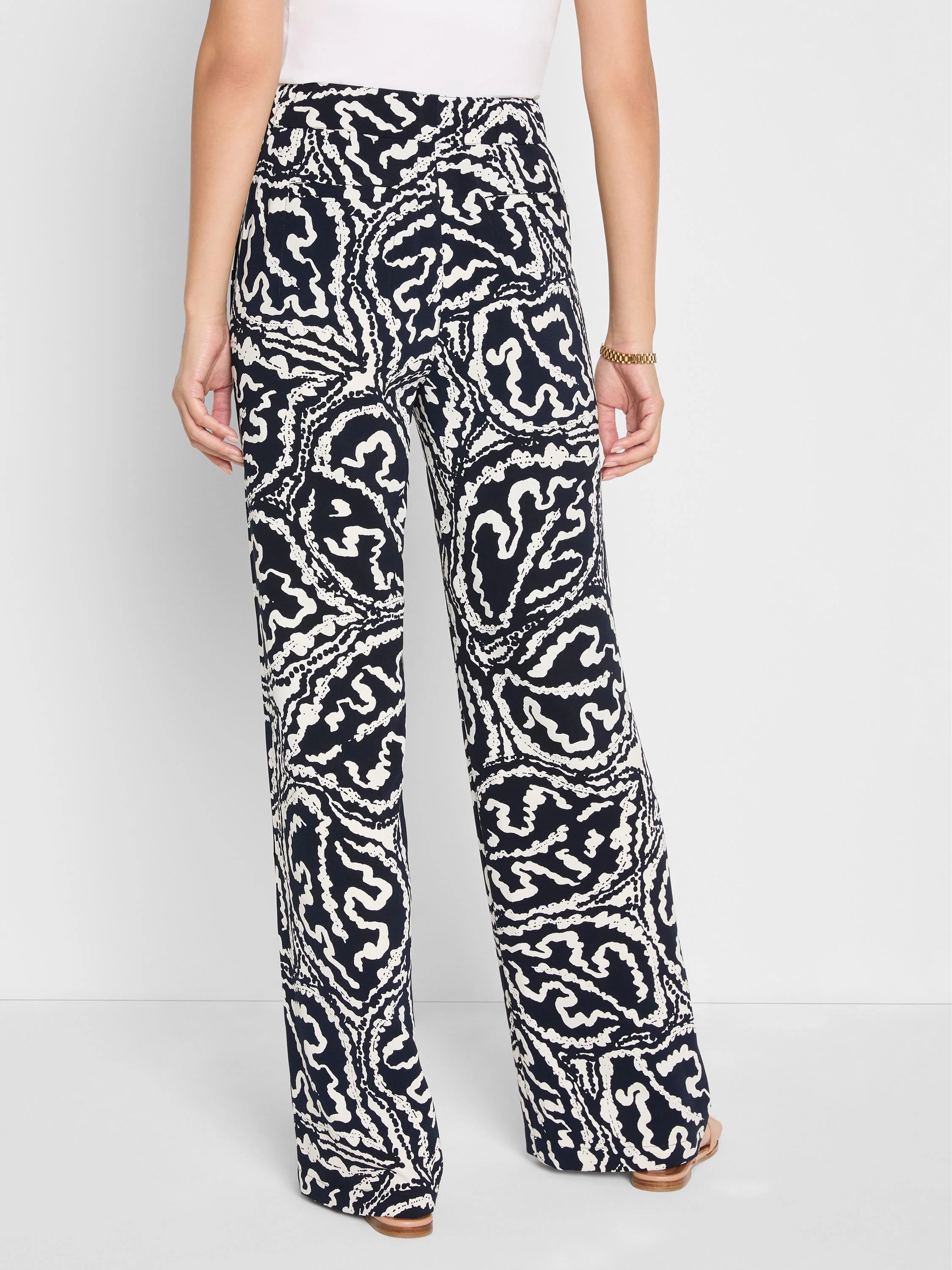 Indigo Leaf Eliot Wide-Leg Pant