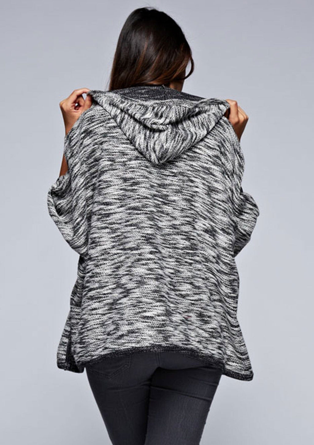 French Terry Hooded Poncho